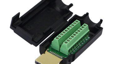 HDMI screw terminal adapter