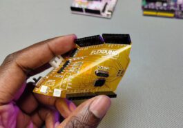 Flexduino - Arduino board with flexible PCB