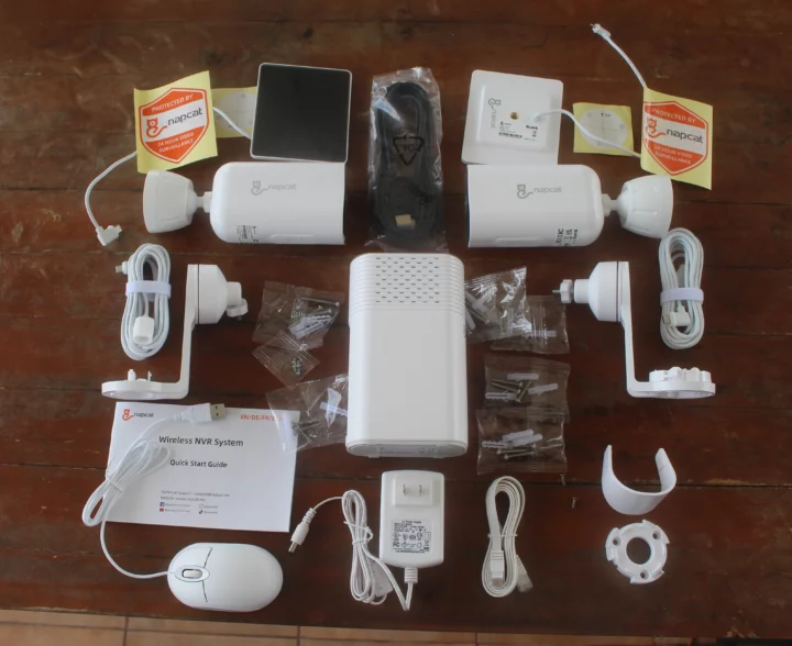 Déballage du système NVR sans fil Napcat Déballage du système NVR sans fil Napcat