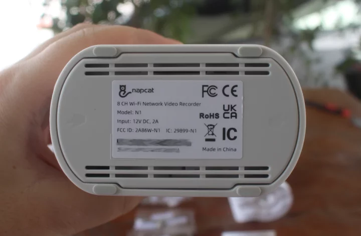 Enregistreur vidéo réseau Wi-Fi 8 canaux Napcat N1 Enregistreur vidéo réseau Wi-Fi 8 canaux Napcat N1