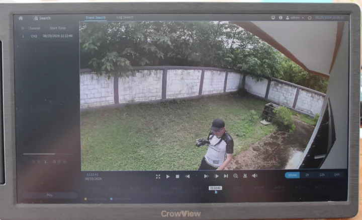 Recherche d'événements NVR Recherche d'événements NVR