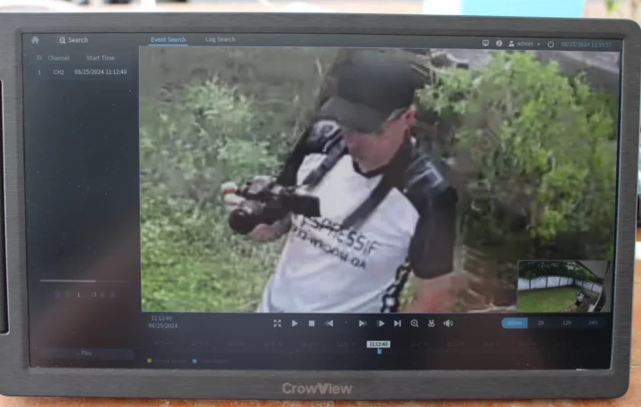 Zoom sur le NVR Napcat Zoom sur le NVR Napcat