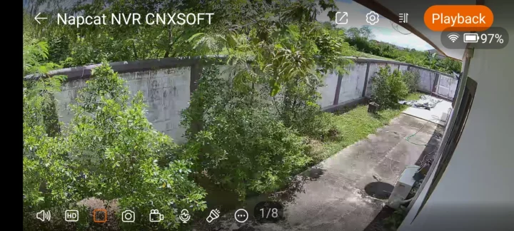 Caméra solaire Napcat Life vue complète Caméra solaire Napcat Life vue complète