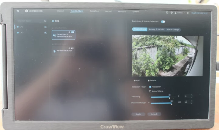 Configuration NVR Événements intelligents Détection de piétons et de véhicules Configuration NVR Événements intelligents Détection de piétons et de véhicules