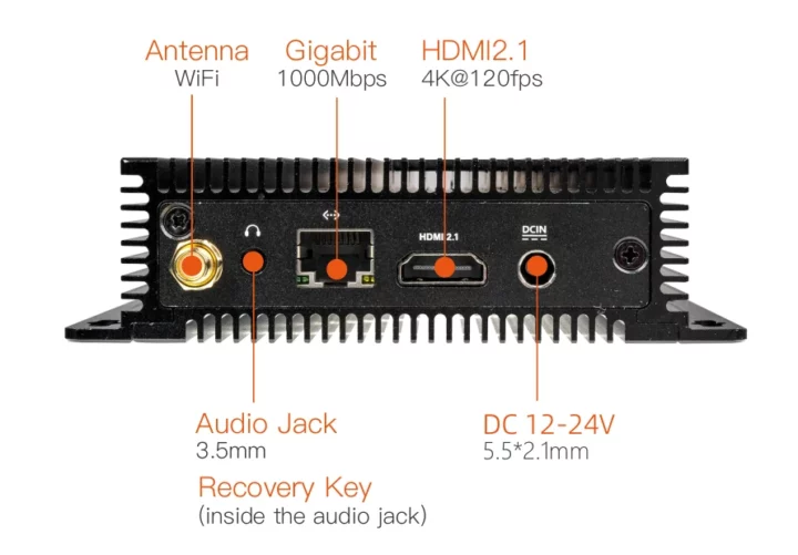 Panneau arrière du Firefly EC-R3576PC FD