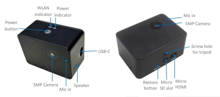 Caméra IP WiFi HaLow Caméra IP WiFi HaLow