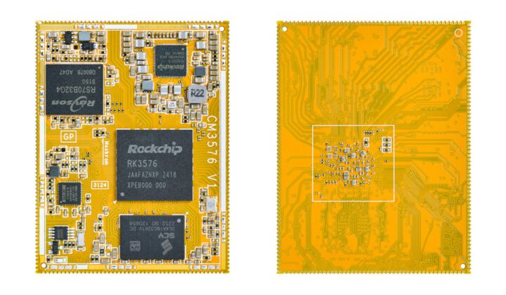 Système sur module crénelé Rockchip RK3576 Système sur module crénelé Rockchip RK3576