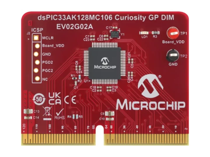 dsPIC33AK128MC106 Curiosity GP DIM dsPIC33AK128MC106 Curiosity GP DIM