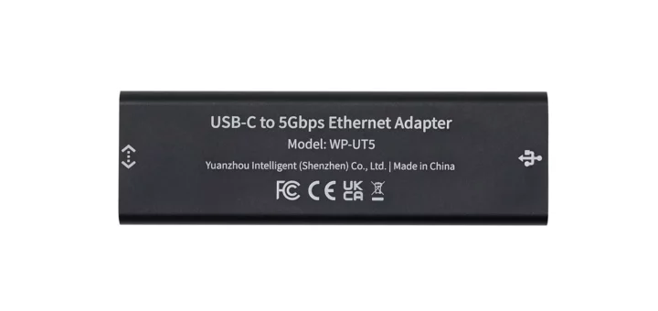 Adaptateur Ethernet USB 3.2 vers 5 Gbit/s WisdPi WP-UT5