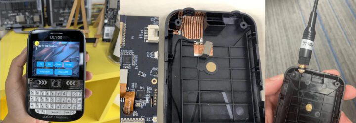 LILYGO T Deck Plus en main et configuration de l'antenne externe