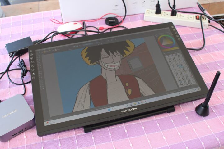 Test de l'écran à stylet GAOMON PD2200 Logiciel Krita
