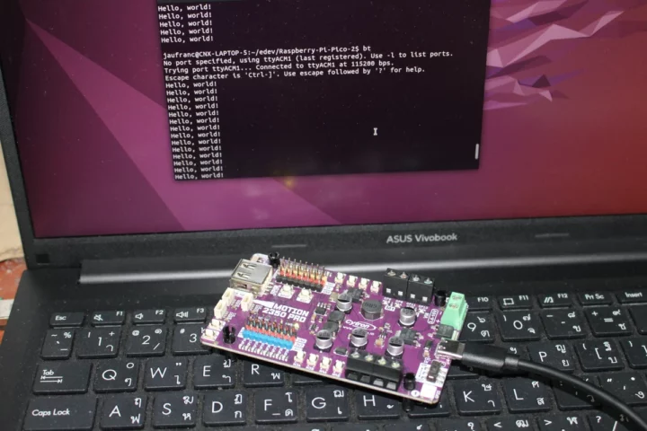 RP2350 Hello World USB série