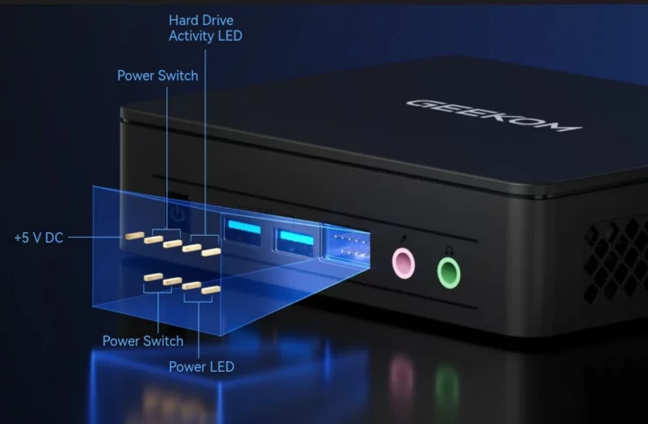 Connecteur d'extension à 9 broches GEEKOM Mini Air12 Lite Connecteur d'extension à 9 broches GEEKOM Mini Air12 Lite