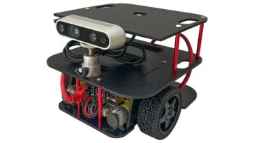 MIKRIK V2 Robot Car is an entry-level, open-source robotics kit built for ROS and 3D computer vision