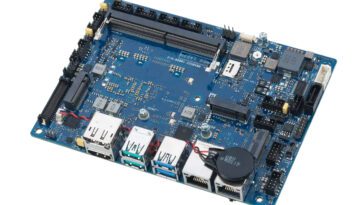 ASUS X7433RE-IM-A 3.5-Inch motherboard features Intel Atom X7433RE Amston Lake SoC, dual Ethernet, three display interfaces