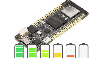 Arduino Portenta C33 Power Management Library Battery Monitoring