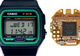 Sensor Watch Pro board with watch