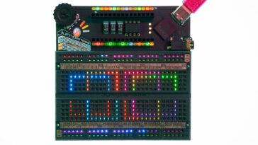 Jumperless V5 programmable breadboard is based on Raspberry Pi RP2350B, features a built-in power supply (Crowdfunding)