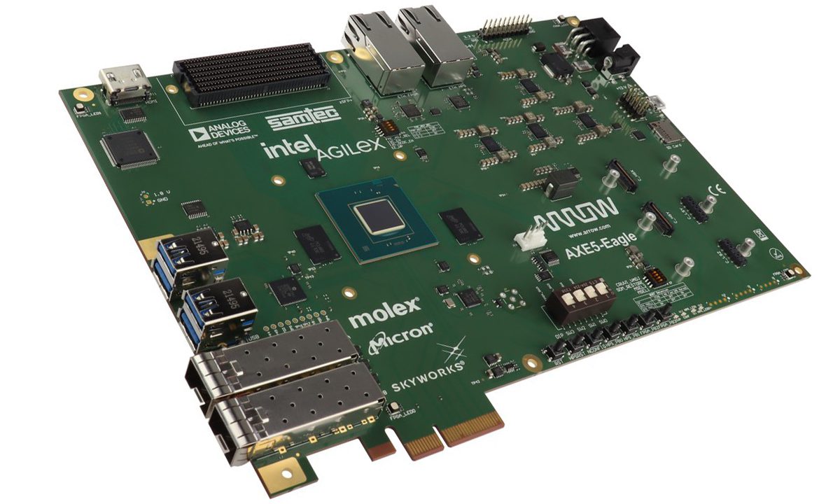 Trenz Electronic AXE5-EAGLE-ES devkit features Intel Agilex 5 E-Series SoC FPGA