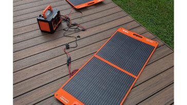 EBL MP1000 solar panels