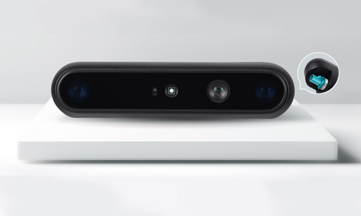 Orbbec Gemini 335Lg : caméra 3D avec ASIC MX6800 et connecteur GMSL2 pour NVIDIA Jetson 3 Orbbec Gemini 335Lg 3D depth and RGB camera features MX6800 ASIC, GMSL2/FAKRA connector for multi-device sync on NVIDIA Jetson Platforms