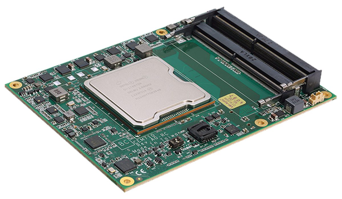 Le module Axiomtek CEM710 COM Express est doté d'un SoC Intel Xeon D-1700 avec prise en charge Ethernet jusqu'à 100 Gbit/s