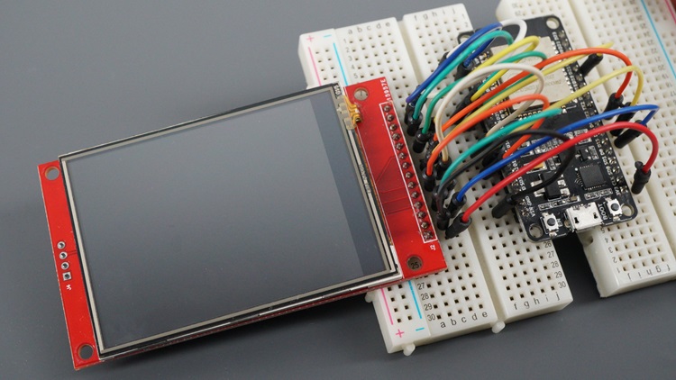 Câblage de l'écran tactile TFT LCD à l'ESP32