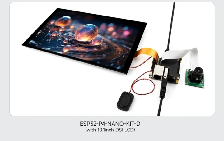 Écran tactile du kit de développement ESP32-P4