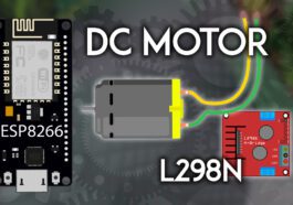 ESP8266 NodeMCU : moteur à courant continu et pilote L298N (Arduino IDE)