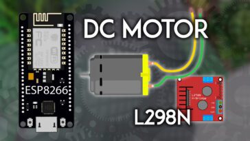 ESP8266 NodeMCU : moteur à courant continu et pilote L298N (Arduino IDE)