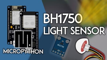 MicroPython : capteur de lumière ambiante BH1750 avec ESP32/ESP8266