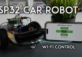 Robot de voiture Wi-Fi télécommandé ESP32 (Arduino)