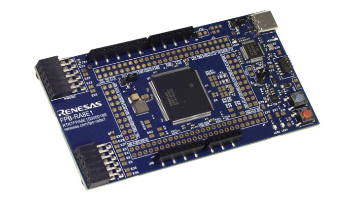 Carte de prototypage rapide pour Renesas RA8E1 