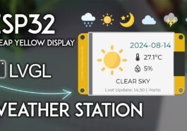 ESP32 CYD avec LVGL : Station météo