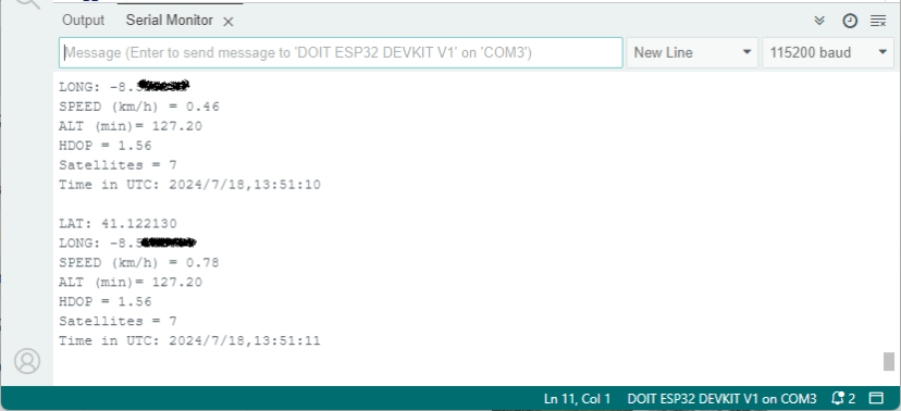 Obtenez des données GPS avec ESP32 - module NEO-6M