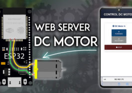Serveur Web ESP32 : Moteur CC (Arduino IDE)