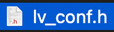 LVGL avec écran tactile TFT ESP32 – ILI9341 (Arduino) 30 Téléchargez le fichier lv_config.h pour la bibliothèque LVGL par Kisvegabor Arduino IDE 2