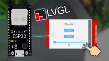 LVGL avec écran tactile TFT ESP32 – ILI9341 (Arduino)