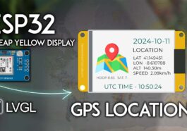 ESP32 CYD avec LVGL : affichage des données GPS