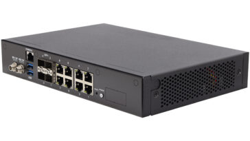 L'appareil réseau AAEON FWS-2370 est doté d'un processeur Intel Atom Parker Ridge/Snow Ridge et jusqu'à 14 ports Ethernet.