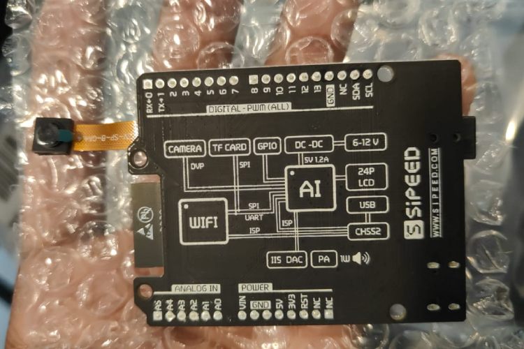 Sipeed Maixduino Dev. Vue arrière du kit