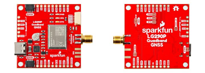 Dérivation GNSS quadribande LG290P avant et arrière Dérivation GNSS quadribande LG290P avant et arrière