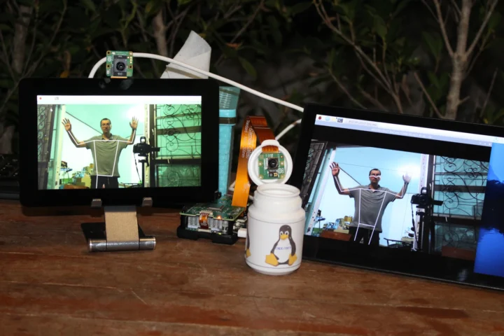 Démo de segmentation caméra Raspberry Pi AI vs AI HAT+