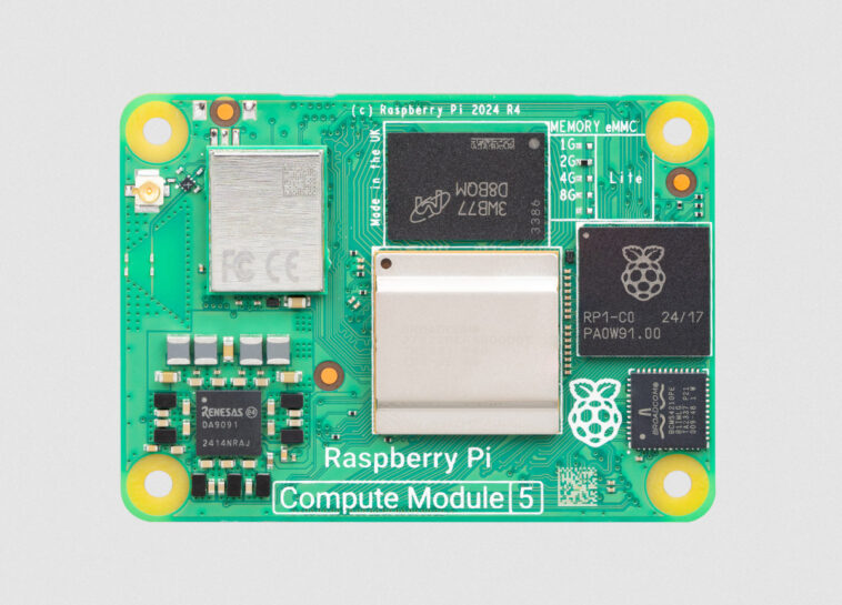 Raspberry Pi CM5 lancé avec le SoC Broadcom BCM2712, jusqu'à 16 Go de mémoire LPDDR4 ECC 1 Raspberry Pi CM5 Compute Module 5