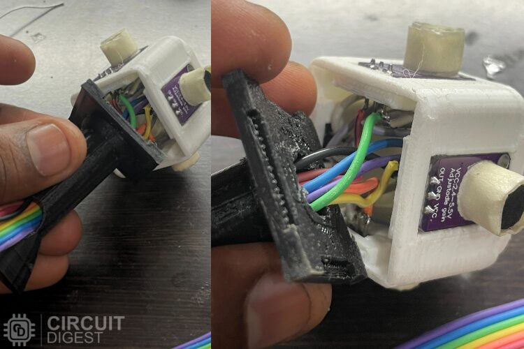 Schéma du circuit de détection de direction du son terminé