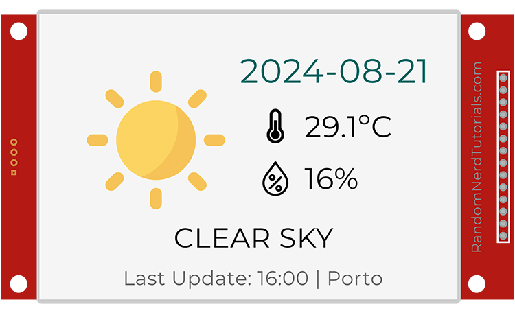 ESP32 Écran TFT LVGL Station météo Description Démonstration Écran tactile Ciel clair