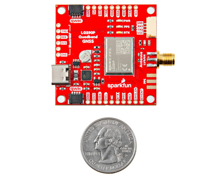 Breakout GNSS RTK quadribande doté du module Quectel LG290P Breakout GNSS RTK quadribande doté du module Quectel LG290P