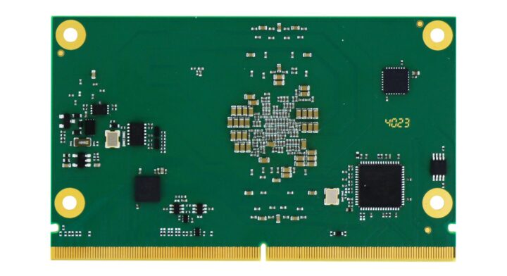 Module SECO SMARC avec vue arrière MediaTek Genio510