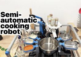 Semi-Automatic Cooking Robot