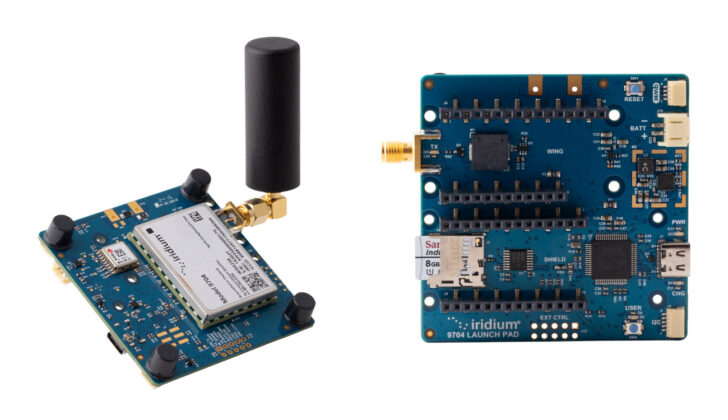 Le kit de développement Iridium Certus 9704 Satellite IoT prend en ...